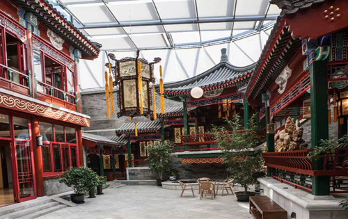北京四合院内景 