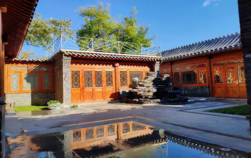 北京四合院休息室